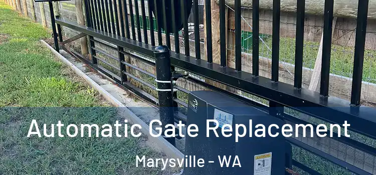 Automatic Gate Replacement Marysville - WA